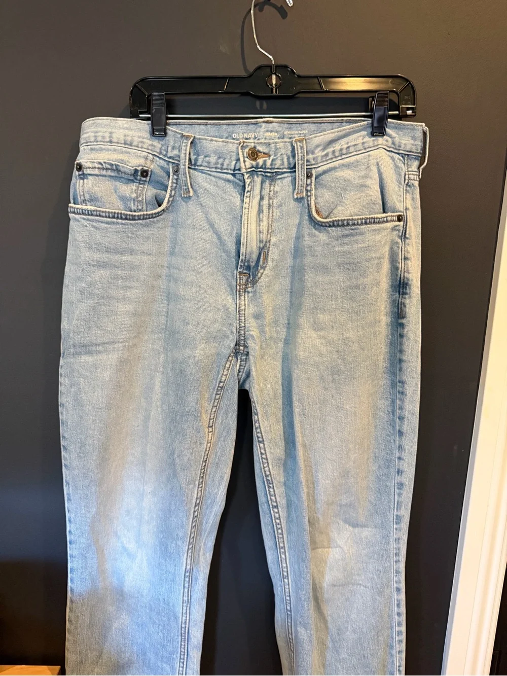 Old Navy Men's Light Wash Jeans - Athletic Taper Straight 32x30